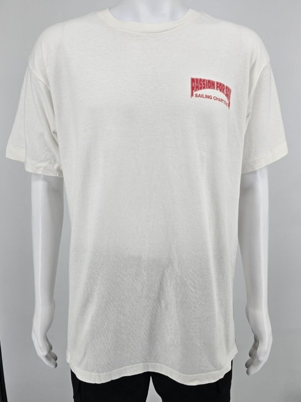 Vintage 1990s Touch of Gold Passion for Sail Sailing Charters T-Shirt (L)